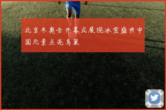 北京冬奥会开幕式展现冰雪盛典中国元素点亮鸟巢